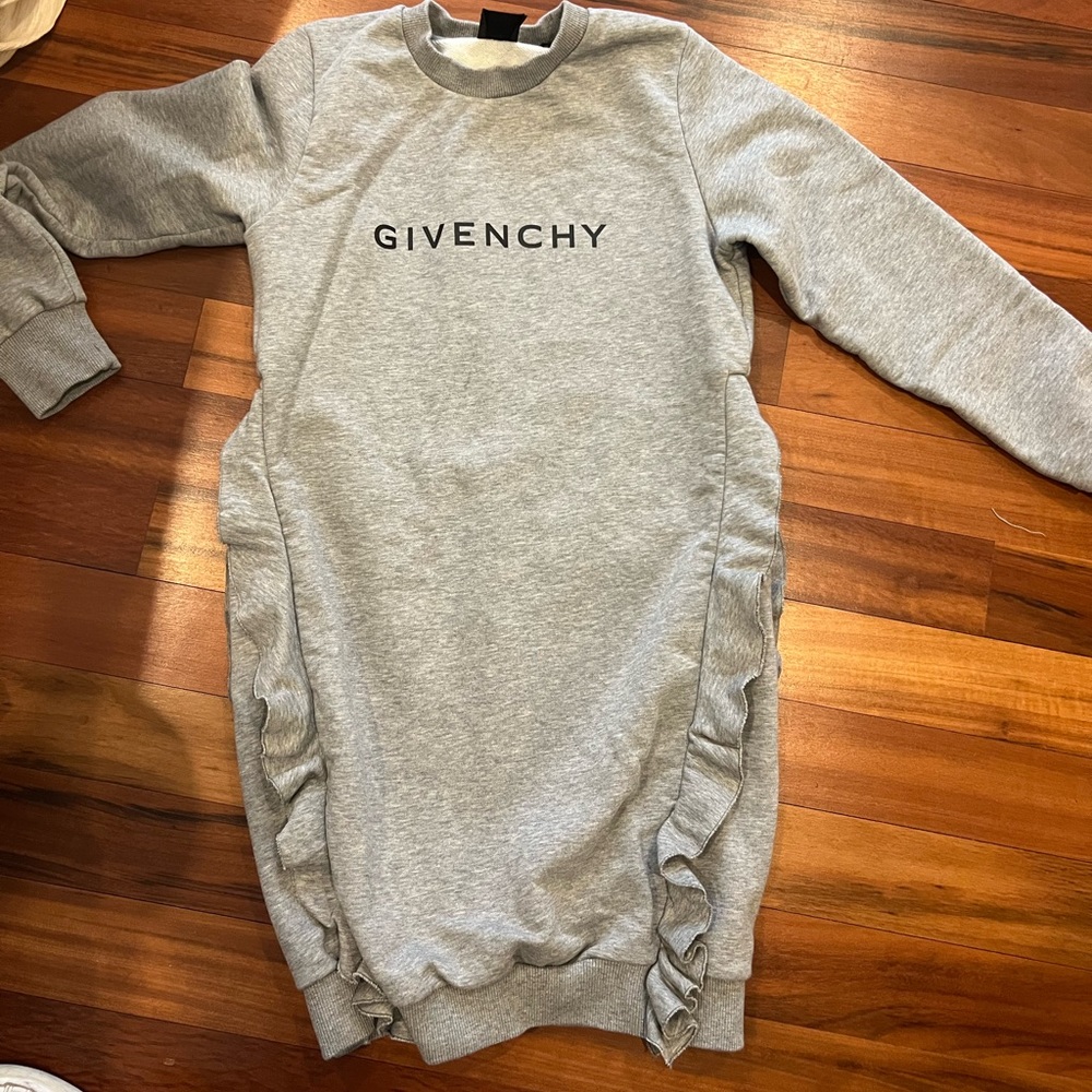 Givenchy girls sweatshirt dress size 12+, like new!